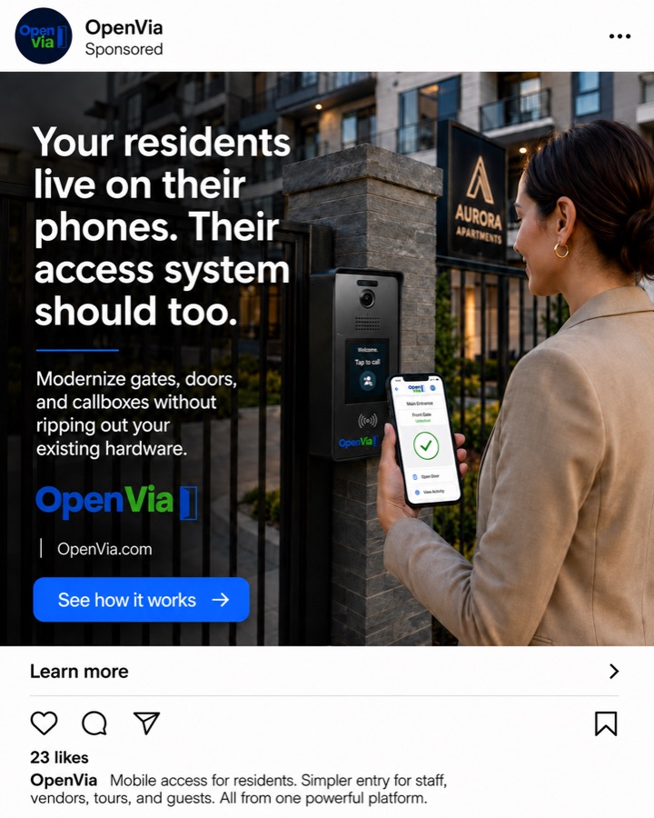 Instagram ad Sally generated for OpenVia